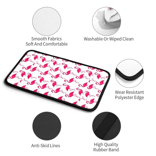 Universal Car Center Console Armrest Pad, Flamingo, Non-Slip Mat for Secure Phone and Item Placement During Driving - color: Picture (873)