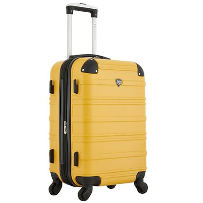 Travelers Club Phoenix Luggage, Gold Rod, 22-Inch Carry-On - color: Gold Rod, size: 22" Carry-On
