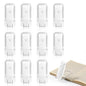 VZZNN 12 Pack Reading Light,Rechargeable Book Light for Reading in Bed,Clip-On Book Lights with 3 Color Temperature,Bulk Gifts for Book Lovers Kids Adults（White） - color: White