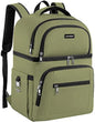 Cooler Backpack,Insulated Backpack Cooler Leakproof Double Deck Cooler Bag for Men Women RFID Lunch Backpack - color: Green