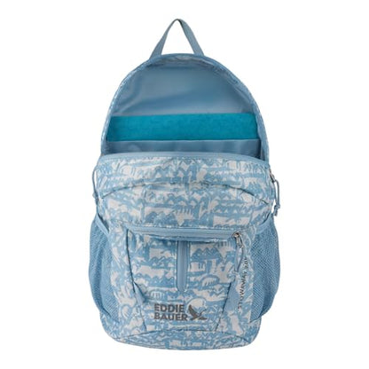 Eddie Bauer Stowaway Packable Backpack | Travel | Outdoor | Lightweight | Foldable | Durable | Ripstop Polyester | 20L - Blue Fog - color: Blue Fog, size: 20L