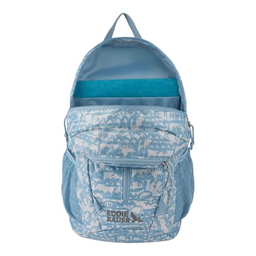 Eddie Bauer Stowaway Packable Backpack | Travel | Outdoor | Lightweight | Foldable | Durable | Ripstop Polyester | 20L - Blue Fog - color: Blue Fog, size: 20L