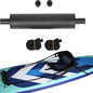 Kayak Foot Braces,Cushion Pedal for Kayak,Foot Rest Peg with 2 Straps for Kayak Boat,Practical Footrest Pedal Black