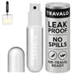 Travalo Classic HD Perfume Atomizer - Leak-Proof and TSA Approved for Air Travel - Reusable, Airtight, Easy-Fill Mini Pump Sprayer - Lightweight, Elegant Design w/Volume Window - Silver 0.17oz - color: Silver