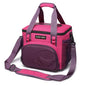 SUNNY BIRD 12L Large Insulated Lunch Bag, Leakproof and Foldable Lunch Cooler Box for Women Adult and Men, Fits 18 Cans (Purple) - color: Purple
