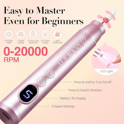 AzureBeauty Dip Powder Nail Kit with Electric Nail Drill 24 Colors Nude Pink Glitter Red Green Nail Powder Starter Kit with Dip Liquid Set Base Top Coat Activator Portable Manicure Essential Set - color: Bright Green Red