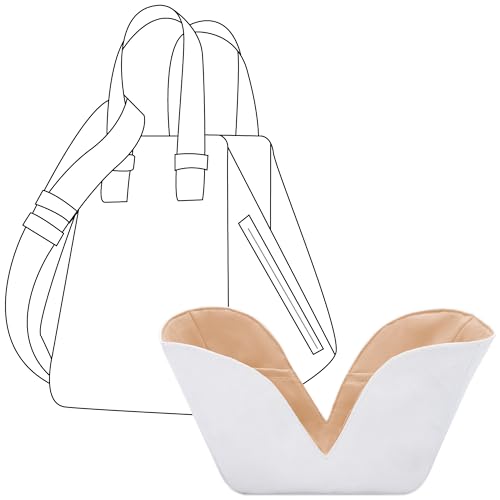 Purse Organizer Insert for LOEWE Compact New S Handbag,Custom Fit Inside Premium Vanile Lightweight WaterResistant Tote Bag Insert Accessories - color: Vanile, size: Fits-Compact New S