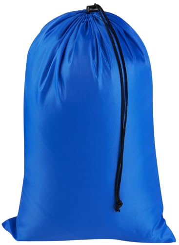 PALTERWEAR Drawstring Bag with Toggle - Nylon Cinch and Ditty Sturdy Organization Pouch Six-Pack (Red, 10 x 15 Inch, Set of 6) - color: Blue, size: 10 x 15 Inch
