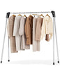 APEXCHASER Clothes Drying Rack Foldable, Stainless Steel Laundry Drying Rack Collapsible, Clothes Hanger for Sweater Baby Clothes Towel for Indoor & Outdoor, Portable Clothes Airer for Travel - size: 48 inch New