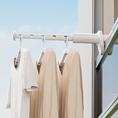 Travel Drying Rack for Clothes - Portable Hanging Rack Over The Door with Retractable Rod - Mini Size for Cruise, RV, Dorm, Apartment, Hotel Laundry - color: 1 Rack