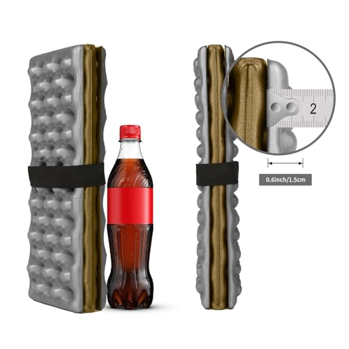 FOCHIER F Stadium Seat Pad, Camping Foam Pad, Foldable Z Stadium Seat Cushion Insulated Sitting Pad for Camping Backpacking Stadium Outdoor Picnic, Hiking, Mountaineering,Bleachers - color: Iron Grey 2pc