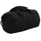 Rothco Heavy-Duty Canvas Shoulder Duffle Bag - Rugged Travel Gym Gear Equipment Bag - color: Black, size: 24 Inches