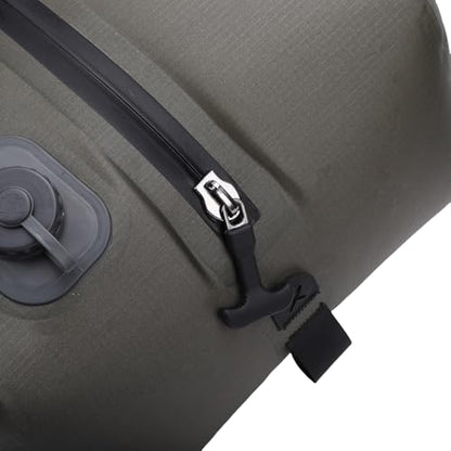 Naroote 20L Reusable Travel Vacuum Bag, Built in Pump Rechargeable Folding Compression Bag, Luggage Space Saver Packing Tool, Ideal for Camping Carry On Suitcases Backpack Seal (Green Grid) - color: Green Grid