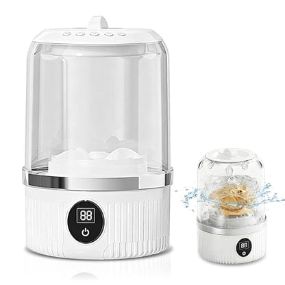 Portable Washing Machine, Compact Laundry Washer Deep Cleans Small Clothes, Socks, Underwear, Mini Washing Machine Rechargeable for Apartment, RV, Hotel, Travel & Camping Use
