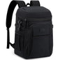 Tuwubi Cooler Backpack 35/42 Cans, Backpack Coolers Insulated Leak Proof for Men Women, Waterproof Soft Sided Lunch Camping Beach Travel Ice Chest Backpack Cooler Bag - color: Black, size: Medium