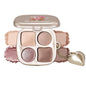 4 Colors Warm Neutral Nude Eyeshadow Makeup Palette with Mirror – Matte & Shimmer High Pigment Blendable Long-Lasting Mini Everyday Eye & Contour Makeup Palette, Perfect for Blue, Green & Brown Eyes - color: A03