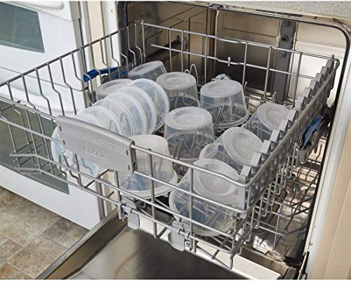 DuraHome - Deli Containers with Lids Leakproof - 40 Pack BPA-Free Plastic Microwaveable Clear Food Storage Container Premium Heavy-Duty Quality, Freezer & Dishwasher Safe (16 oz.) - size: 16 oz. (40 Sets)