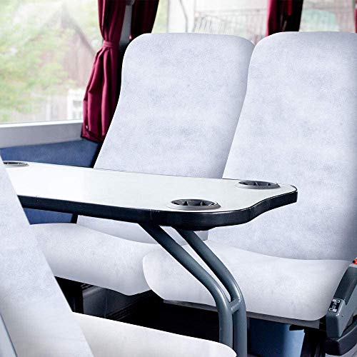 Disposable Seat Covers and Armrest Covers for Airplane Railways, Train, Bus, Office,Movie Theatre and Taxi,Eco-Friendly/Recyclable/Portable Non-Woven Seat Surface Protective Pad (Pack of 2)