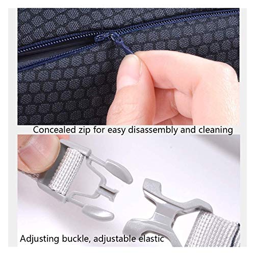Travel Pillow Pure Memory Foam Neck Pillow, Comfortable & Breathable Cover, Machine Washable, Airplane Travel Kit, Standard, Gray
