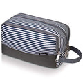 Toiletry Bag for Men Hanging Dopp Kit Water Resistant Shaving Bag Small Toiletry Bag for Traveling (Blue Stripe) - color: Blue Stripe