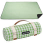 G GOOD GAIN Picnic Blankets Outdoor Extra Large - Waterproof Picnic Blanket with Carry Strap | Machine Washable Picnic Mat with Sandproof Backing for Park, Grass, Camping, Hiking, Concerts (Lime) - color: Lime