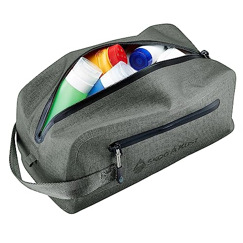 Skog Å Kust DoppSak Waterproof & Leak-proof Travel Toiletry Bag (Grey, Small) - color: Grey, size: Small