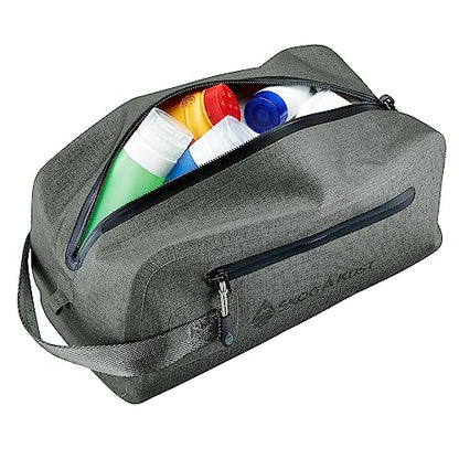 Skog Å Kust DoppSak Waterproof & Leak-proof Travel Toiletry Bag (Grey, Small) - color: Grey, size: Small
