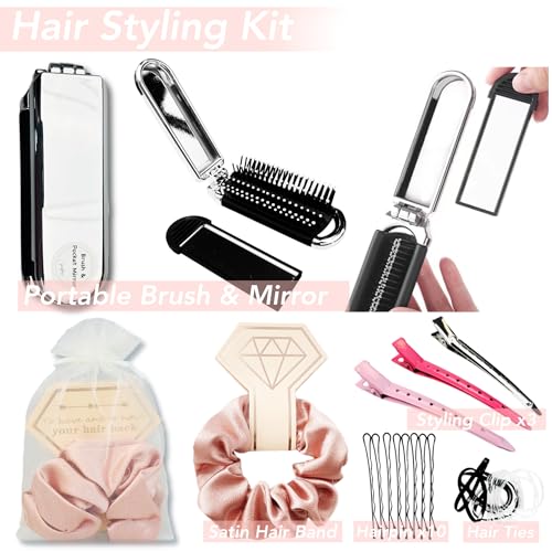 Women's Emergency Kit for Weddings 29 Essential Items for Brides Daily Use All in One Travel Kit Personal Care Survival Set for Team Bride - style: Princess Pink