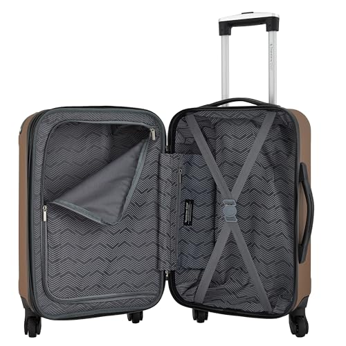 Travelers Club Chicago Hardside Expandable Spinner Luggage, Rum Caramel, 22" Carry-On - color: Rum Caramel, size: 22" Carry-On