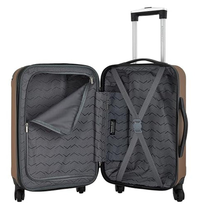 Travelers Club Chicago Hardside Expandable Spinner Luggage, Rum Caramel, 22" Carry-On - color: Rum Caramel, size: 22" Carry-On