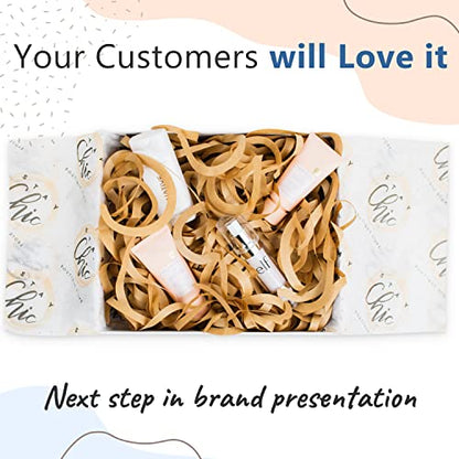 IDL Packaging SpiroPack™ Stylish Box Filler 10 lbs in a Box, Brown, Wide-Cut Spirals - Packing Filler for Baskets, Gift Boxes, and Packages - Modern Alternative to Shredded and Crinkle Paper - color: Kraft, size: 10 lbs