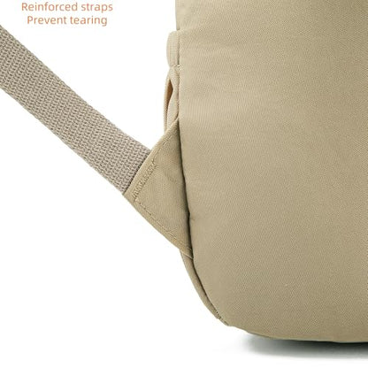 AOTIAN Mini Lightweight 11.8 Inch Backpack Durable Travel Hiking Women and Girls Small Daypack, 7 Liters Khaki - color: Khaki