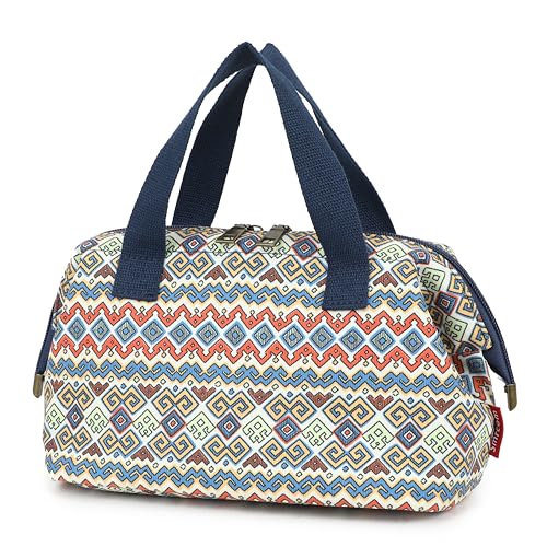 Makeup Bag Cosmetic Bag For Women Girl Travel Makeup Bag Toilet Bag Zipper Organizer Bag Waterproof - color: Corduroy boho beige