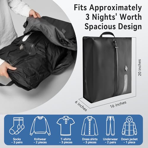 Vacuum Bags with Wireless Pump - Space Saver Compression Bags for Travel Luggage, No Checked Baggage, Travel compression storage bag, 19.7 * 15.7 * 5.9in, Easy Vac Pack Backpack for luggage - size: 1pcs+pump