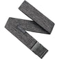 Arcade The Original Unisex Adventure Belt, Heavy Duty Elastic Webbing, Non-Metal Travel Friendly Buckle - color: Foundation - Heather Black