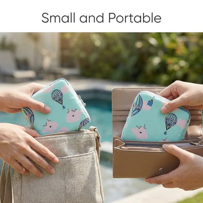 3Pcs Period Bag, Small Menstrual Sanitary Napkin Storage Bag Period Pouch Waterproof, Tampon Organizer Pouch Tampon Pad Holder for Purse, Pad Bags Feminine Care First Periods - color: 2
