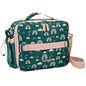 Bentgo Kids Lunch Bag - Durable, Double-Insulated Lunch Bag for Kids 3+; Holds Lunch Box, Water Bottle, & Snacks; Easy-Clean Water-Resistant Fabric & Multiple Zippered Pockets (Green Rainbow) - color: Green Rainbow
