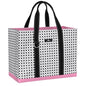 SCOUT Original Deano Tote - Durable Lightweight Open Top Beach, Pool & Lake Bag, Inside Zip Pocket, Folds Flat - color: Cane Fonda