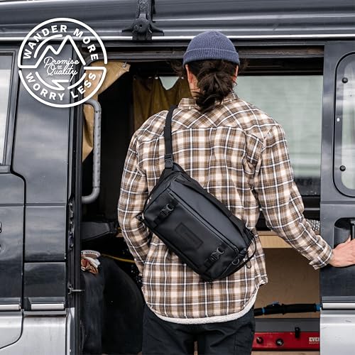 WANDRD ROGUE V1 9L Sling: Compact Camera Sling and Crossbody Bag with Fast Access, 3-Way Carry– Lightweight Everyday Bag Great for Travel, Photography, and Daily Use (Black) - color: Black, style: 9l