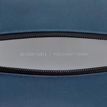 Comfyable Small Toiletry Bag for Men, Slim Mini Toothbrush Bag, Dopp Kit Bag - color: Blue+, size: Medium