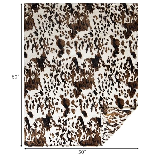 Carstens, Inc. Travel Blanket, Premium Compact 2-in-1 Airplane Blanket/Pillow, Wrangler Tri-Color Cowhide - color: Wrangler Tri-color Cowhide