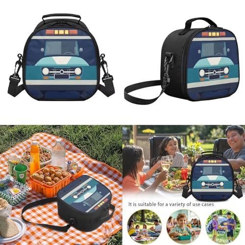 Police Car Kids Boys School Backpacks Set, Schoolbag Matching Combo for Preschool Primary, Lightweight Bookbag, Lunch Box Bundle and Pen Case Set - color: Police Car -2