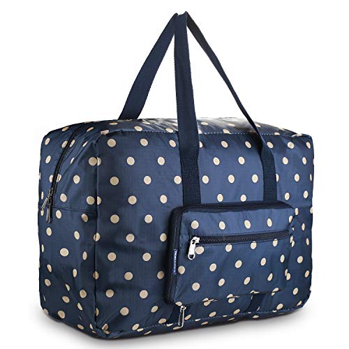 F.FETIVIN Weekender Bag Carry On Travel Duffle Medium Overnight Bag for Women(Dream Blue) - color: Dream Blue