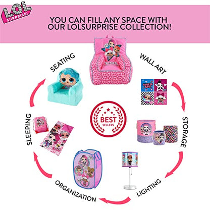 LOL Surprise Collapsible Children’s Storage Trunk - Durable with Soft Lid, 28.5"x14.5"x16", Fun and Spacious Organizer for Kids - color: LOL Surprise / Sweet and Sassy