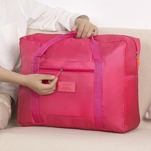 Travel Duffel Bag 8 PCS Foldable Travel Bag Carry on Luggage Bag Waterproof Tote Sports Gym Bag Lightweight Large Weekender Overnight Bag for Women and Men (8 PCS) - color: 8 PCS