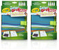Crayola Washable Dry Erase Travel Pack, Whiteboard for Kids, Ages 4, 5, 6, 7 (Pack of 2) - size: 5 Piece Set (Pack of 2)