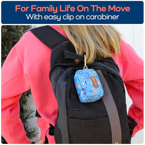 KeepGoing Small Travel First Aid Kit Kids – 60 Pc. Mini First Aid Kit for Purse, Diaper Bag, & Backpack with Latex-Free Bandages – 4 Oz., & 4.5 x 3.5 x 2 in, TSA-Approved - style: Signature