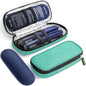 AUVON Insulin Cooler Travel Case with 2 x 90g TSA Approved Ice Packs, Diabetic Medication Insulated Cooling Bag for Insulin Pens and Diabetic Supplies Storage, Compact for Daily Life and Trips - color: Green