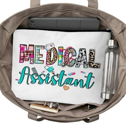 Nurse Graduation Gifts for Women, Nurse Medical Makeup Bag Appreciation Birthday Gifts for Nurses, Medical Assistant Travel Cosmetic Pouch Bags with Zipper - B05 - style: Leopard Medical Assistant