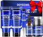 Fathers Day Gifts for Dad Husband,Skin Care for Men, Hydrate, Firm, Anti-Aging & Wrinkle Mens Self Care Facial Face Routine Kit,Birthday Valentines Gift Baskets for Young Men Him Teen Boy Boyfriend - size: Skin Care Kit